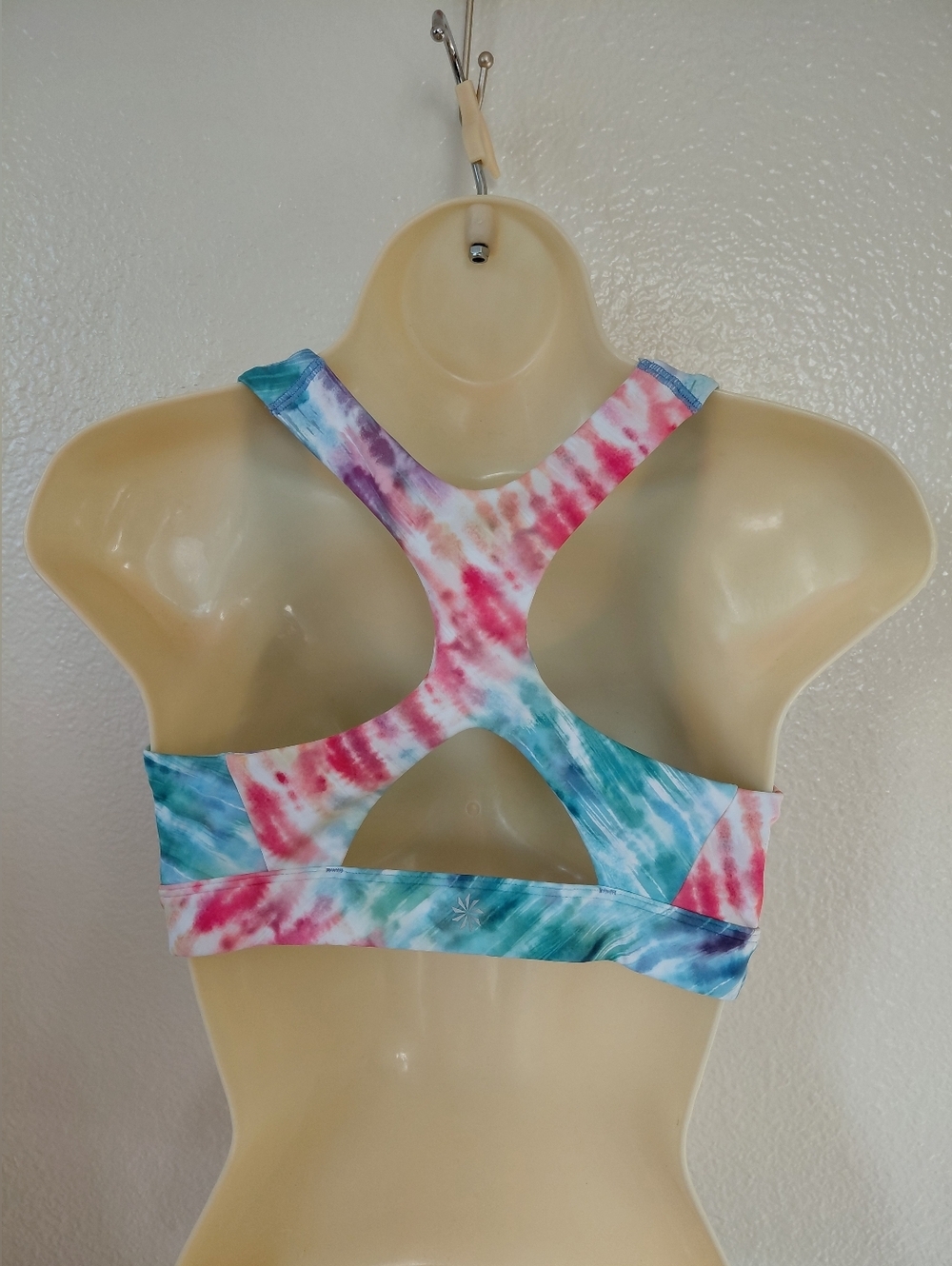 Athleta-Women's M Multicolor Tie-Dye Scoop Tank Hiking,Active Wear Swim - Picture 5 of 10